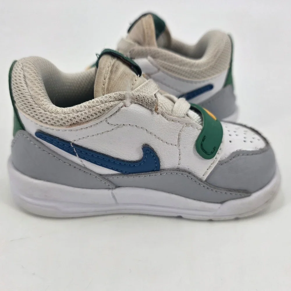 NIKE AIR JORDAN LEGACY 312 LOW SNEAKERS KIDS TODDLER SIZE 4C WHITE GREEN SHOES